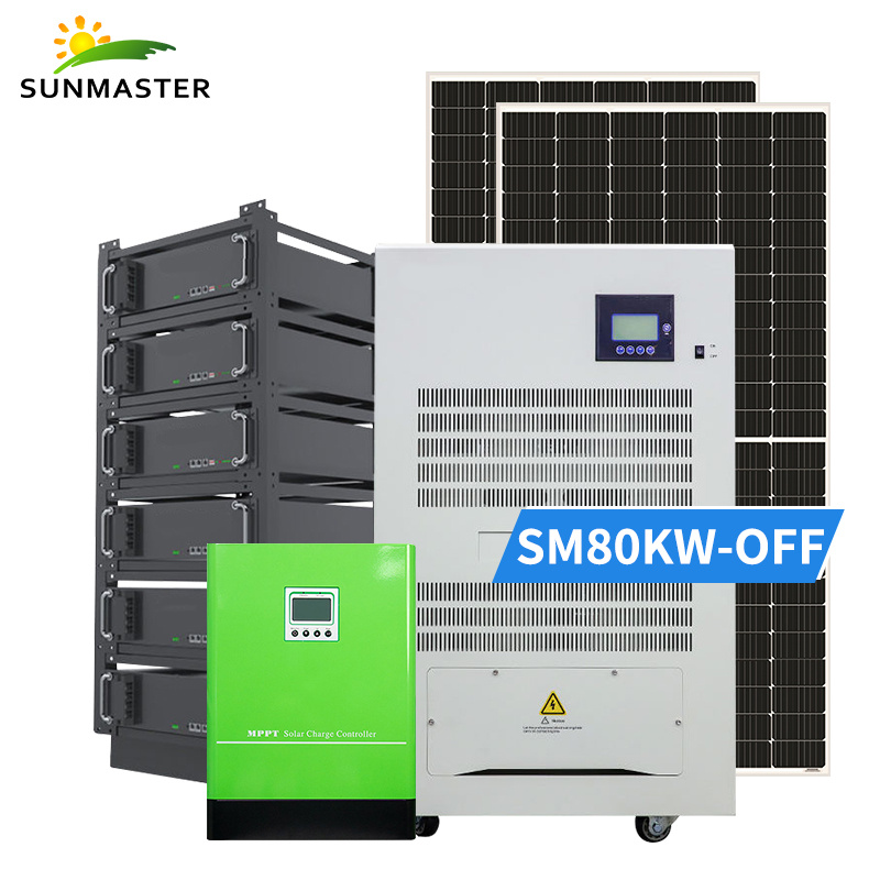 Sistemi diellor 80 KW Off Grid